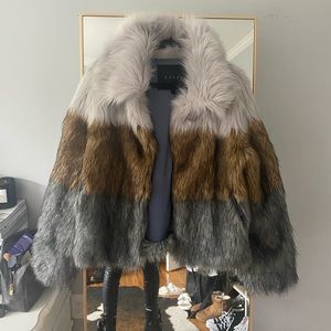 Revolve Eaves Faux Fur Coat